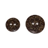 Cocos-look knoop bruin 20 mm (ca. 25 stuks) Cocos-look knoop bruin 20 mm (ca. 25 stuks)