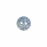 Ronde knoop zilver glitter 11 mm (ca. 25 stuks) Ronde knoop zilver glitter 11 mm (ca. 25 stuks)