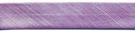 Lila metallic gevouwen biaisband 13 mm (ca. 10 meter) Lila metallic gevouwen biaisband 13 mm (ca. 10 meter)
