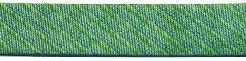 Groen gestreept metallic gevouwen biaisband 13 mm (ca. 10 meter) Groen gestreept metallic gevouwen biaisband 13 mm (ca. 10 meter)