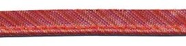 Rood gestreept metallic piping-/paspelband 10 mm (ca. 10 meter) Rood gestreept metallic piping-/paspelband 10 mm (ca. 10 meter)