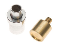 Magnetische stempelset voor 15 mm jeans knopen t.b.v. handpers Magnetische stempelset voor 15 mm jeans knopen t.b.v. handpers