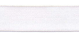 Biesband ca. 22 mm wit (100 m) Biesband ca. 22 mm wit (100 m)