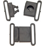 Klikgesp "Breakaway" zwart kunststof 25 mm (100 stuks) Klikgesp "Breakaway" zwart kunststof 25 mm (100 stuks)