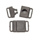 Klikgesp "Breakaway" zwart kunststof 15 mm (100 stuks) Klikgesp "Breakaway" zwart kunststof 15 mm (100 stuks)
