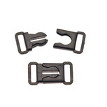 Klikgesp "Breakaway" zwart kunststof 10 mm (100 stuks) Klikgesp "Breakaway" zwart kunststof 10 mm (100 stuks)