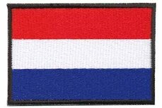 Opstrijkbare applicatie Nederlandse vlag (5 stuks) Opstrijkbare applicatie Nederlandse vlag (5 stuks)