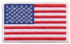Opstrijkbare applicatie vlag USA (5 stuks) Opstrijkbare applicatie vlag USA (5 stuks)
