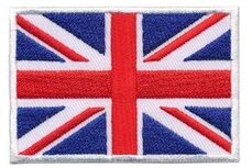 Opstrijkbare applicatie Britse vlag (5 stuks) Opstrijkbare applicatie Britse vlag (5 stuks)