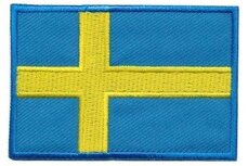 Opstrijkbare applicatie Zweedse vlag (5 stuks) Opstrijkbare applicatie Zweedse vlag (5 stuks)