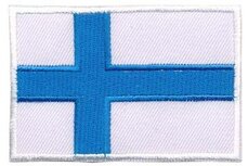 Opstrijkbare applicatie Finse vlag (5 stuks) Opstrijkbare applicatie Finse vlag (5 stuks)