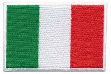 Opstrijkbare applicatie Italiaanse vlag (5 stuks) Opstrijkbare applicatie Italiaanse vlag (5 stuks)
