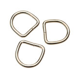 Metalen D-ring zilverkleurig ZWAAR 25 mm (ca. 25 stuks) Metalen D-ring zilverkleurig ZWAAR 25 mm (ca. 25 stuks)