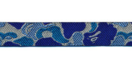 Sierband camouflage blauw 12 mm (ca. 22 m) Sierband camouflage blauw 12 mm (ca. 22 m)