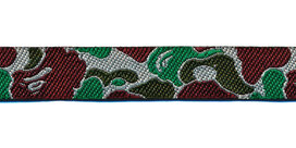 Sierband camouflage groen/bruin 12 mm (ca. 22 m) Sierband camouflage groen/bruin 12 mm (ca. 22 m)