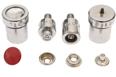 Stempelset t.b.v. handpers voor drukkers 15 mm, type 4-7 Stempelset t.b.v. handpers voor drukkers 15 mm, type 4-7