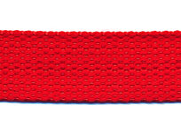Tassenband 25 mm rood COTTON-LOOK (ca. 50 m) Tassenband 25 mm rood COTTON-LOOK (ca. 50 m)