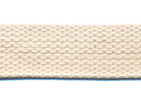 Tassenband 25 mm gebroken wit/creme COTTON-LOOK (ca. 50 m) Tassenband 25 mm gebroken wit/creme COTTON-LOOK (ca. 50 m)