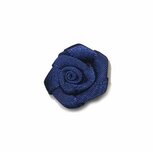 Roosje satijn donker blauw 20 mm (ca. 25 stuks) Roosje satijn donker blauw 20 mm (ca. 25 stuks)