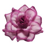 Roos cyclaam-roze stof ca. 4,5 cm (10 stuks) Roos cyclaam-roze stof ca. 4,5 cm (10 stuks)